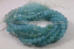 Blue Chalcedony Faceted Round